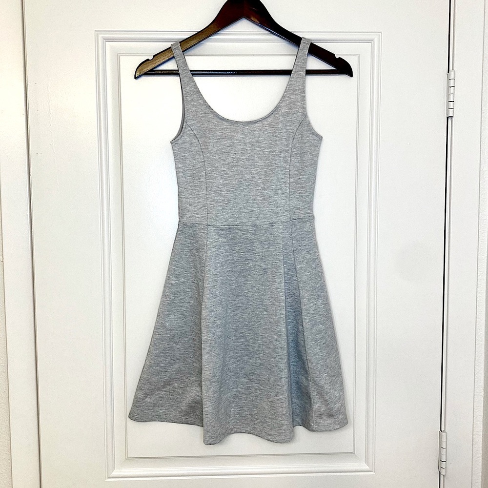 Gray Sleeveless Women's Dress
